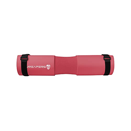 Gymreapers Barbell Squat Pad - Protective Bridge Pad For Hip Thrust, Squats, Lunges - Hip Support, Neck Protection For Bar - color: Pink