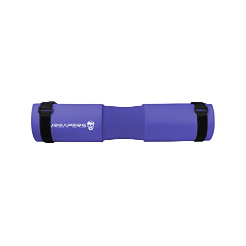 Gymreapers Barbell Squat Pad - Protective Bridge Pad For Hip Thrust, Squats, Lunges - Hip Support, Neck Protection For Bar - color: Purple