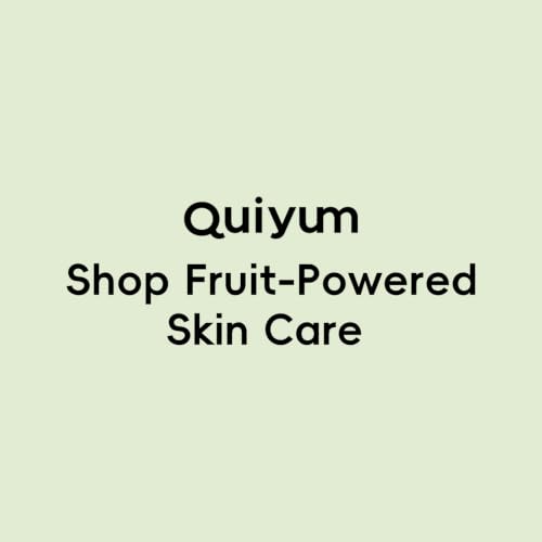 QUIYUM Fruit Skin Care Set, 5 Daily Skincare Routine for Women Teen Girl | Gentle Clean, Smooth, Glow, Moisturize, Facial Skincare Gift Set, for Birthday, Stocking Stuffers - size: 5 Count (Pack of 1)