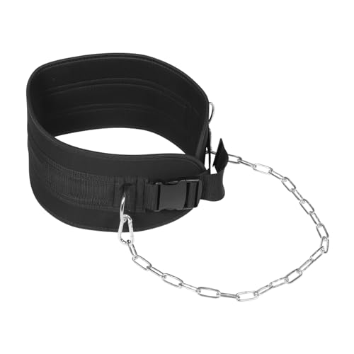 VICASKY Weight Lifting Dipping Belt with Chains for Resistance Training Adjustable Heavy Duty Muscles Workout Equipment for Men Suitable for Bodybuilding and Strength Training