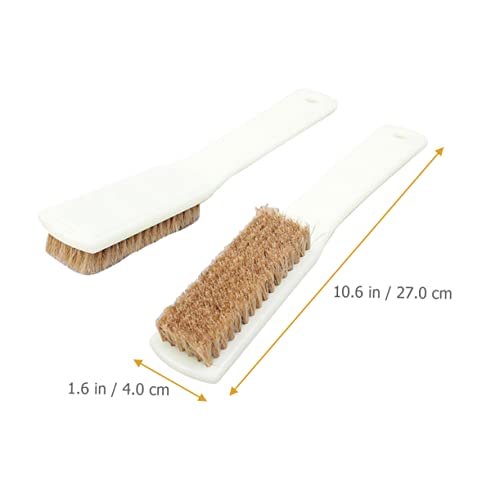 PRETYZOOM 2pcs Portable Bouldering Stone Brush Boars Hair Rocks Cleaning Tool for Climbing