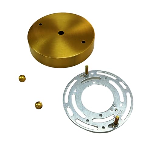 Shenmoyl Bronze Base Fittings for Connecting Walls to Wall Sconce - size: Base