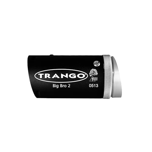 TRANGO Big Bro 2.0 Expandable Tube Chock Cam | Rock Climbing Passive Anchor Protection - color: 2 - 190g - Black
