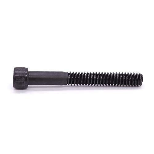 3/8-16 x 5 Socket Head Cap Screws Bolts, 12.9 Grade Alloy Steel, Black Oxide Finish, Allen Hex Drive, Partial Thread, 6 PCS - size: 3/8-16 x 5"