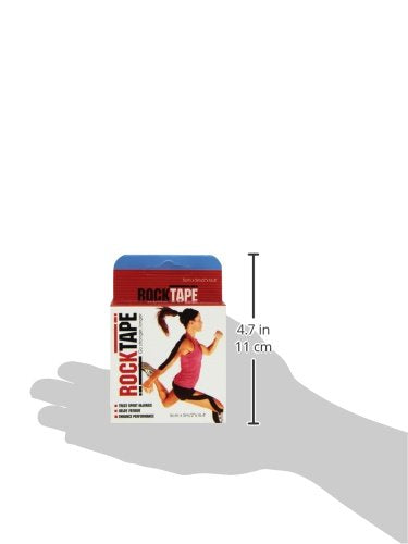 RockTape Original 2-Inch Water-Resistant Kinesiology Tape - color: Electric Blue, style: 16.4-Foot Continuous Roll