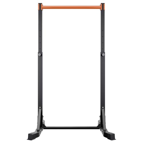 VEVOR Pull Up Bar, 330LBS Capacity Portable Pullup Bar Station, Pullup Bars Free Standing with H-Frame Structure & Heavy-Duty Steel Tube, 8 Level Height Adjustment Gravity Fitness for Arms Back Chest