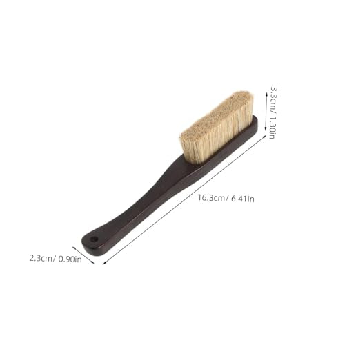 VANZACK Wooden Rock Climbing Brush with Fine Boar Bristles, Portable Chalk Brush for Wall Cleaning, Outdoor Bouldering Tool for Mountain Climbers and Beginners