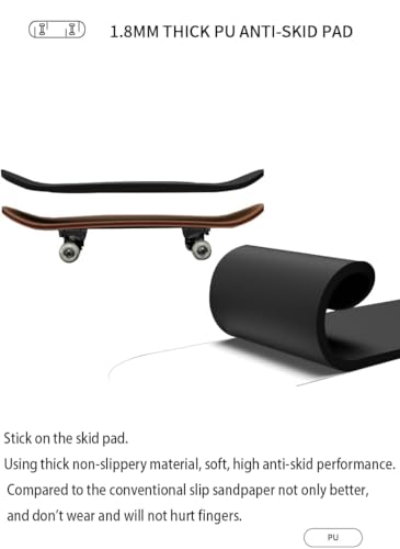 Wooden, pro Fingerboard 29mm Mini handboard、Premium Fingerboard Ideal for Dexterity maneuvers (Godfather) - color: Godfather
