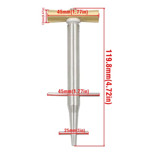 Heavy - Duty T - Bar Nut Tool - Stainless Steel & Aluminum Bronze,Fit for 3/4 Model Setups - size: 3/4