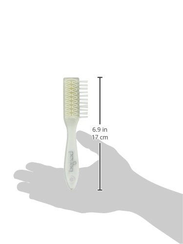 Pedag Nubuck Leather Cleaner Brush, German Made, 2-Way Cleaning & Restoring for Nubuck Leather Products with Nylon and Crepe, 1 Brush - size: Pack of 1, style: Single Nubuck Leather Brush