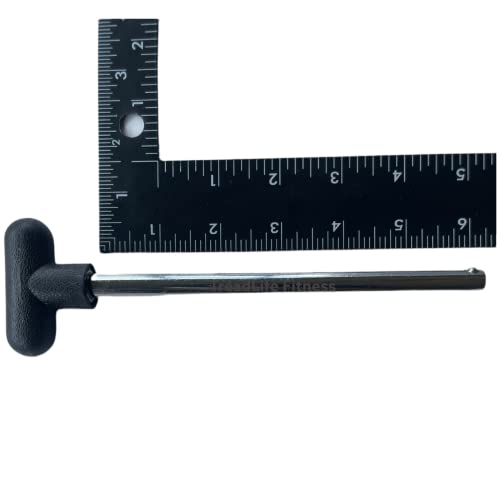 TreadLife Fitness Universal Weight Stack Pin for Commercial Gym or Home Gym | Heavy Duty Pin Insert | Health Club Grade Steel - style: T-Handle
