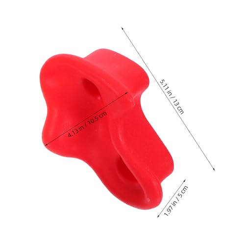 HOMSFOU 6pcs Rock Climbing Holds Set, Thickened Multi-Color Indoor and Outdoor Playground Climbing Attachments, Sturdy Wall Grips for Climber Training and Home Use