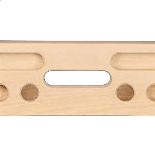Hangboard Rock Climbing Multi-Grip Heavy Duty | Climbing Hangboard Doorway Mount for Climbers Beginner Men Women Home Gym Indoor Fitness Workout