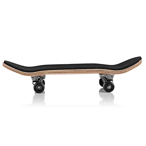 GLOGLOW Fingerboard Professional Maple Wood Finger Skateboard 34mm with Alloy Trucks, CNC Wheels, Tools, Portable Plastic Case for Beginners Kids Adults