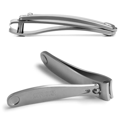 GERMANIKURE Professional Small Nail Clipper (6 cm) - FINOX Surgical Stainless Steel Manicure and Pedicure Tools in Leather Case- Ethically Made in Solingen Germany - 4711 - Travel Size Nail Care - size: Small (6 cm)