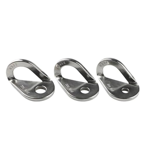 Rock Piton Climb Anchor Point Nut Bolt Hanger Plate Expansion Nail 304 Stainless Steel Caving Climbing Rigging M8 M10 M12(35KN-M10) - color: 35KN-M10