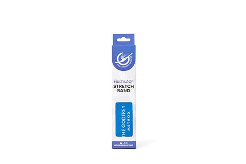 Multi Loop Stretch Band, Dance, Gymnastics, Cheerleading, 13 Loops, The Godfrey Method - color: Blue