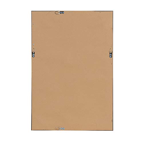 DesignOvation Beatrice Framed Linen Fabric Pinboard, 18x27, Walnut Brown - color: Walnut Brown, size: 18" x 1"
