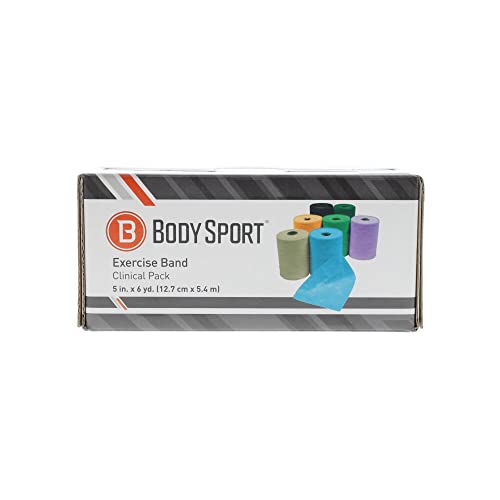 Body Sport Medium Resistance Exercise Band, Orange