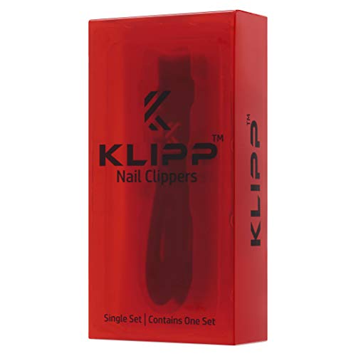 Toenail Clippers for Thick Toenails – KLIPP 15 mm Wide Jaw Thick Fingernail and Toenail Cutter with Curved Stainless-Steel Blades for Seniors – Podiatry Tool for Manicure Pedicure Toe Nail Care - size: Wide Opening