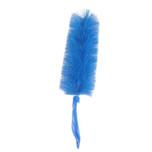 Fan Dusting Brush Long Handle, Flexible Bendable Multipurpose Cleaning Brush for Household Fans Air Conditioners Blue 16.54 Inch