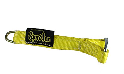 Spud Yellow Strap Loading Pin for Olympic Weight Plates. Use for LAT Pulldowns and More (18 inches Long)