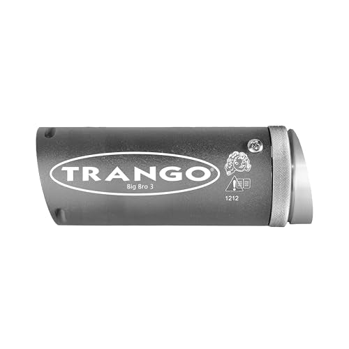 TRANGO Big Bro 2.0 Expandable Tube Chock Cam | Rock Climbing Passive Anchor Protection - color: 3 - 235g - Gray