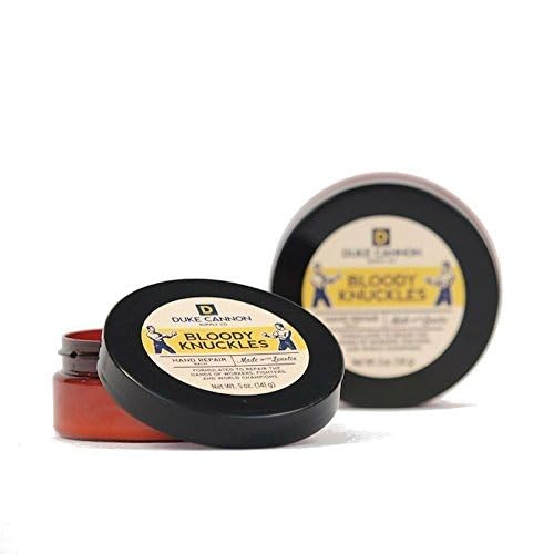 Duke Cannon Bloody Knuckles Hand Repair Balm - Unscented Moisturizer for Hardworking Hands, Repair and Revitalize Dry, Cracked Skin (5 oz. - 1 Pack) - size: 5 Ounce (Pack of 1)