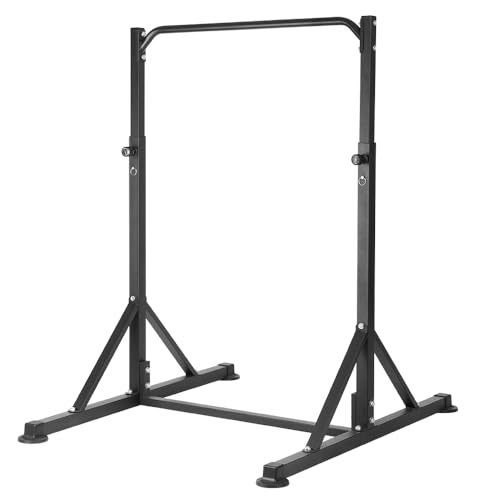 Pull Up Station, Power Tower Adjustable Pullup Bar Free Standing, Heavy Duty Multifunction Strength Training Pull Up Bar, Gym Workout Fitness Equipment Chin up Bar for Home Outdoor, 440LBS Capacity - color: Black