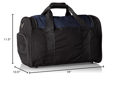 Everest Gym Bag with Wet Pocket, Navy - color: Navy