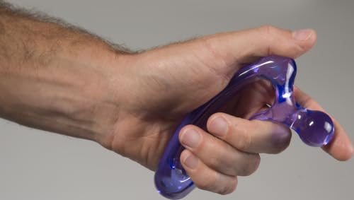 The Pressure Positive Co. Index Knobber II Massage Tool, Sapphire Blue | Foot & Reflexology Massager, Perfect for Plantar Fasciitis, Tennis, Golfers Elbow, Neck Pain Relief, Trigger Point Relief, - color: Sapphire Blue