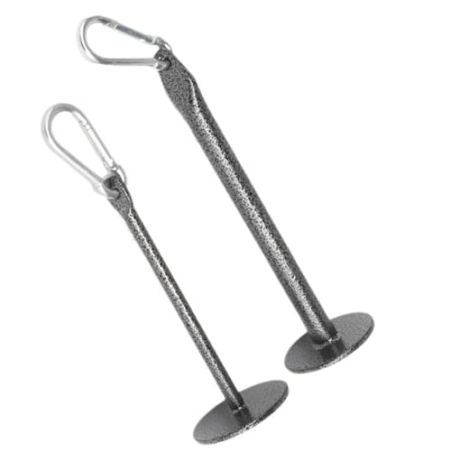 Steel Fixed Bracket Loading Pin with Heavy Duty Carabiner, Gym Fitness Barbell Weight Plate Barbell Plate Weight Tray Freeweight Rod Loading Pin - size: XX-Large