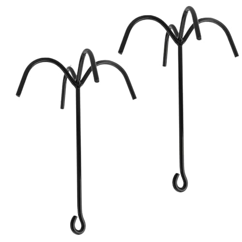 Tack Hooks for Barn 4 Prong Equestrian Gear Organizer Rack | 2 Pieces Tack Hangers for Workshop Garage Utility Room Stable Barn Trailer Stall Fence Rail