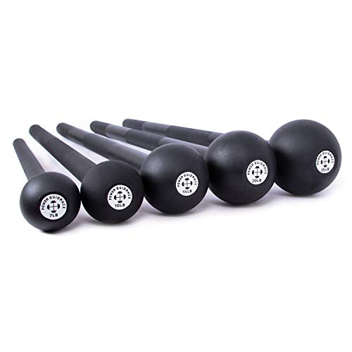 POWER GUIDANCE Steel Mace Macebell Cast Iron Training Full Body Workout, Shoulder, Core Strength, Muscles, Joints (7lb to 25lb)