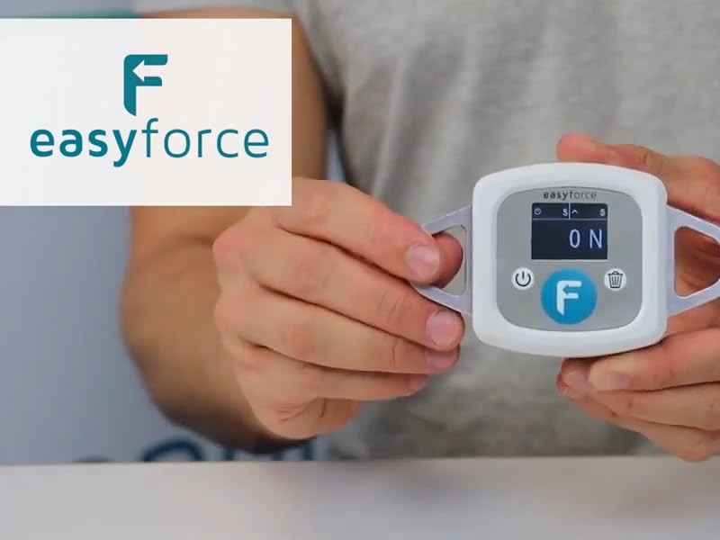 EasyForce® Digital Dynamometer - Precision Muscle Strength Assessment for Rehabilitation, Clinically Proven Accuracy, Monitoring Progress, Measure Grip Strength for Fitness and Health.