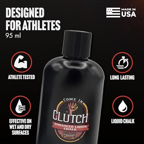 STYK Vaulter Magazine - Enhanced Liquid Chalk, No Mess, Work Out Chalk, Grip Boost, for Weightlifting, Gymnastics, Rock Climbing, Bodybuilding, Pole Vault, Crossfit, and More, Liquid Hand Chalk - style: 95ml Regular