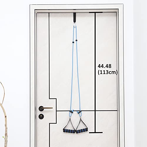 Shoulder Pulley Over The Door Physical Therapy System, Exercise Pulley for Physical Therapy, Alleviate Shoulder Pain and Facilitate Recovery from Surgery - color: Black
