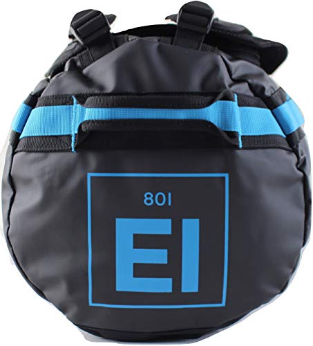 Element Equipment Trailhead Duffel Bag Shoulder Straps Waterproof Black/Blue Small - color: Black/Bomber Blue, size: Small 30 Liters