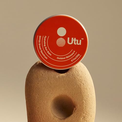 UTU - Sun Balm Face & Lip Protector SPF 50 Mineral Sunscreen (20g | 0.7oz) | Hydrating with Vitamin E, Snow Mushroom + Ceramide NP | Reef Safe, Cruelty Free, Broad Spectrum