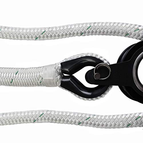 USR Deluxe Fiddle Block Kit Anodized Aluminum Uni-Body Frame - Tree Pulling - WLL 1,000 lbs