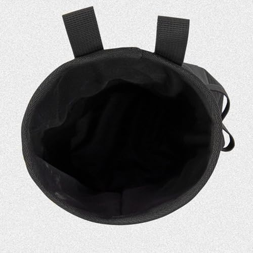 Rock Climbing Chalk Bag with Belt & Zippers Storage Pocket Fitness Gym Weightlifting Bouldering Magnesiums Bag Climbing Chalk