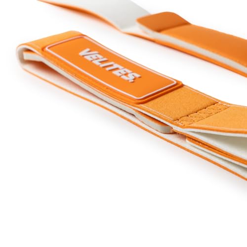 Velites Lumbar Belt for Weightlifting and Weight Training, Orange | Provides support and comfort for squats and deadlifts, heavy loads, avoids interference with ribs and hips.