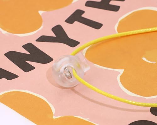 Shapenty Clear Plastic Cord Locks Round Single Hole Spring Toggle Stoppers for Drawstring Bags Short Shoelace, 18x15mm