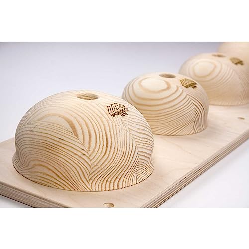 Hemispheres Board | Essential Climbing Training Tool | Perfect for Enhancing Grip and Finger Strength | Hangboard, Fingerboard - style: Slope