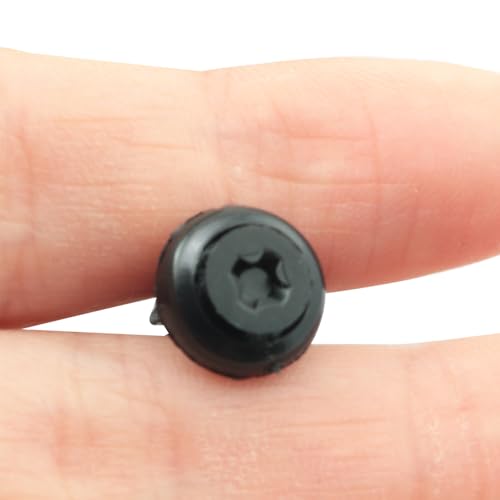 50PCS Pegboard Hooks Accessories Nylon Expansion Screw Holder Rivet Clip Mounting Shelf Shelf Basket For Car Front Bumper Fasteners Multi-Tool Hanger Piece Black