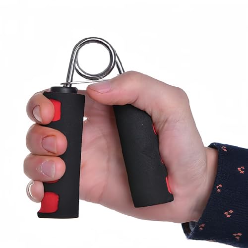 HORNO 2 Pcs Soft Foam Hand Exerciser(Red) | Strengthen Hand Grip Exerciser for Quickly Increasing Wrist Forearm and Finger Strength