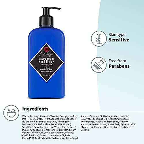 Jack Black Industrial Strength Hand Healer and Lip Balm - size: 16 Fl Oz (Pack of 1)