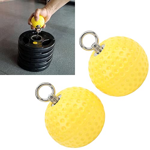 1 Pair Set Climbing Pull Up Power Ball Hold Grips, Non Slip Rock Climbing Holds Pull Up Power BallDurable and Non Slip Hand Grips Strength Trainer Exerciser - size: 97mm model