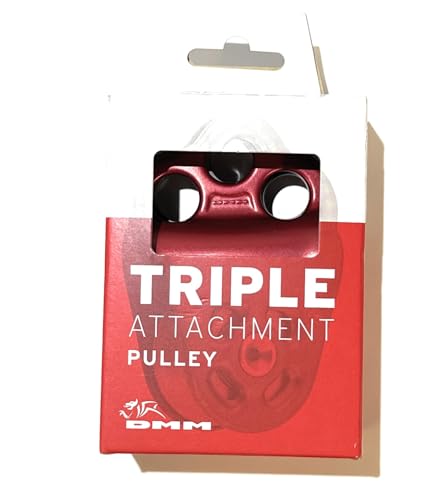 DMM Triple Attachment Pulley 2 RED PUL700RD