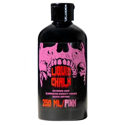 Zone Athletics Premium Liquid Chalk for Powerlifting, Climbing, Weightlifting - color: Pink (8 oz)